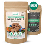 Simply Keto Lower Carb* Bagel Bakmix voor Koolhydraatarm* en ketogeen dieet - lactose- en glutenvrij - 335 gram Naty Shop Kitchen