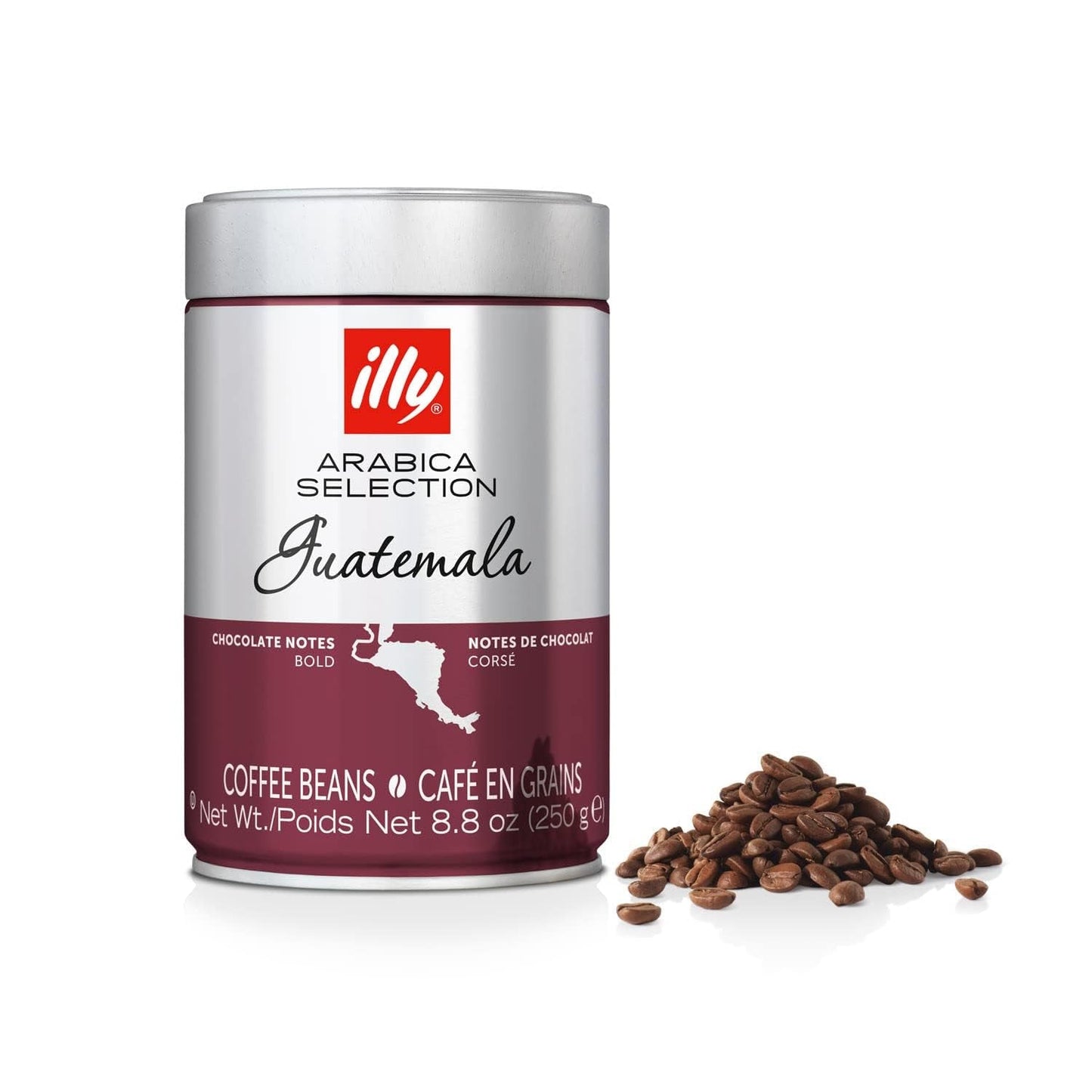 Illy Arabica Selection Guatemala koffiebonen om te malen, doos 250g