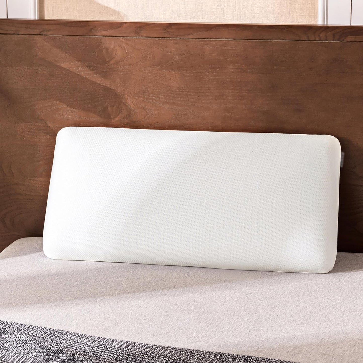 EGO HOME Kussen Memory Foam Zacht Ergonomisch Kussen Voor Rugslaper Zijslaper Neksteunkussen Met Ademende En Wasbare Hoes, Oeko-Tex Gecertificeerd, Nekkussen 75X35Cm Standaard Kussens Naty Shop Standaard Titel