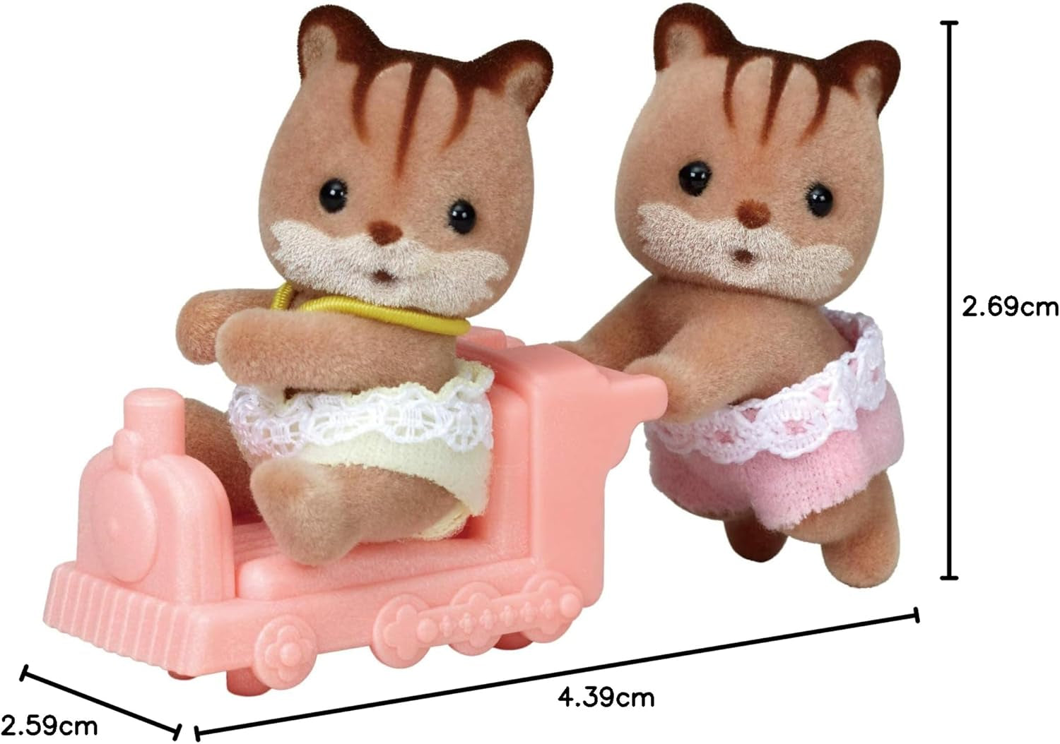 Sylvanian Families L5421 Eekhoorn Tweeling Poppenhuis Poppenhuisfiguren Naty Shop-poppen
