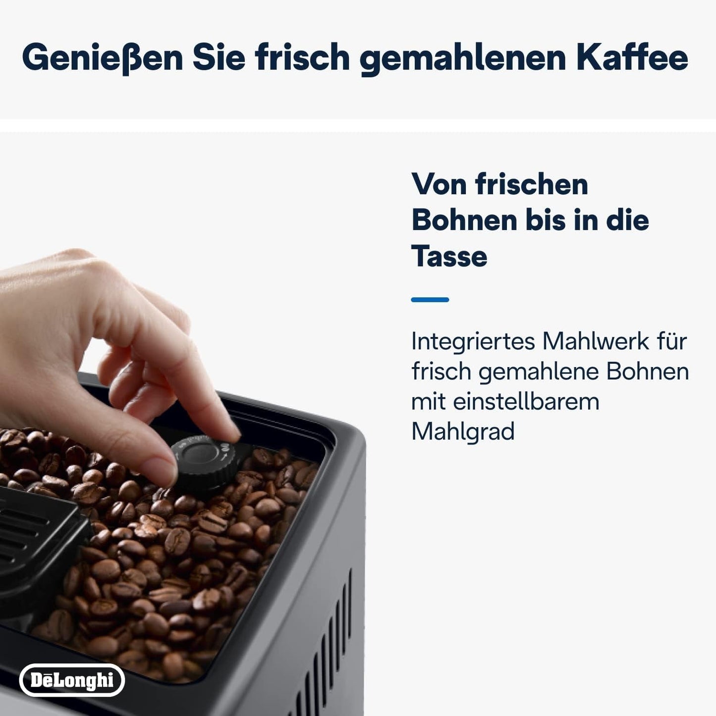 De'Longhi Dinamica Plus ECAM 370.70.B Volautomatische espressomachine met LatteCrema-melk-, cappuccino- en espressosysteem, 3,5 inch TFT-kleurentouchscreen en app-bediening, koffiefunctie, zwart