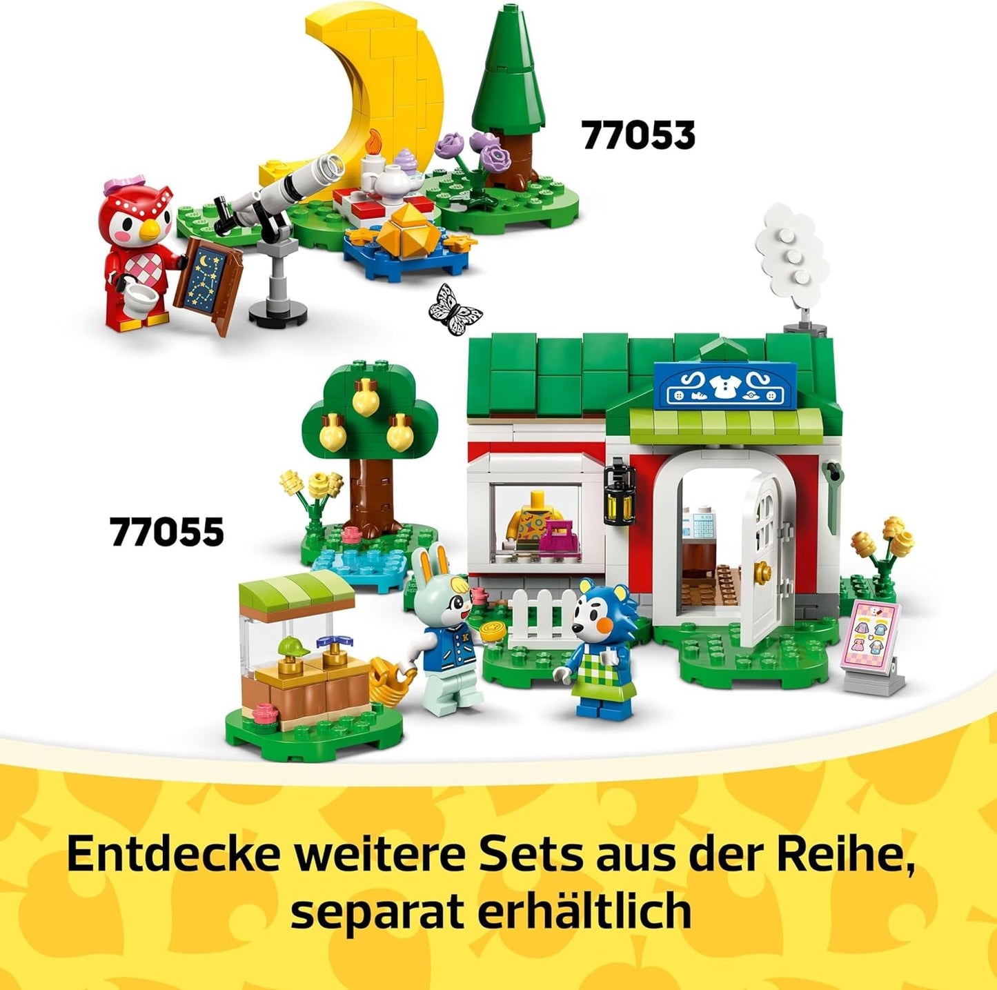 LEGO Animal Crossing Gerd's Caravan & Tuin Rollenspelset Autospeelgoed voor kinderen van 7 jaar oud Meisjes en jongens Cadeau Videogamespeelgoed met dierenfiguren 77054 Bouwsets Besuchen in LEGO-Store
