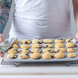 0070035 RUGFORM VOOR 24 MINI MUFFINS 38,5 X 26 X 2 H CM Bakvormen en bakplaten Naty Shop