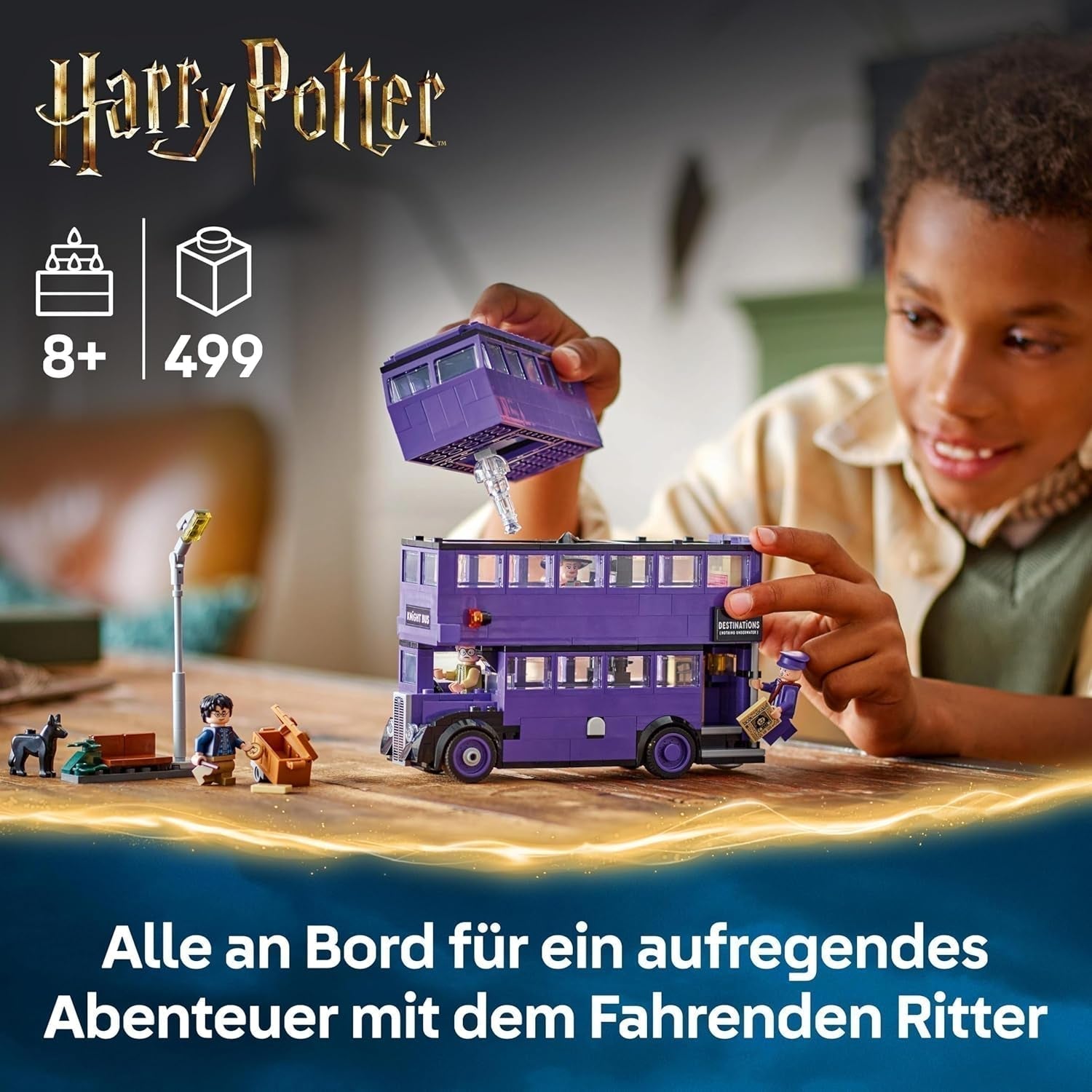 LEGO Harry Potter avonturen met de reizende ridder bouwset met 5 minifiguren, waaronder Ernie Prang, Stan Shunpike en Padfoot Bus speelgoed voor Wizarding World-fans jongens en meisjes vanaf 8 jaar 76446 Bouwsets Beuche in LEGO-Store