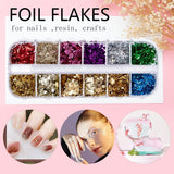 7 Boxen Strasssteine ​​​​Nägel, Nail Art Kit Strass Nagelglitter Pailetten Nagel-Edelsteinen Kristalle Perlen Diamanten Metall Nieten Für DIY Decoratie Nageldesign (Multicolor)