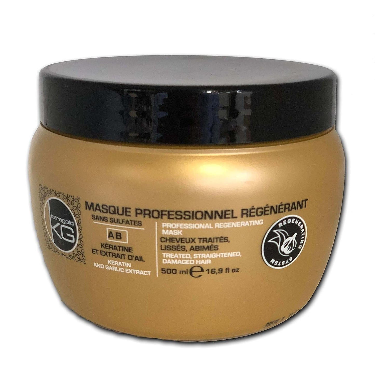 Pro Sulfaatvrij Masker met Keratine/Knoflookextract 500ml Naty Shop Haarmasker Standaardtitel