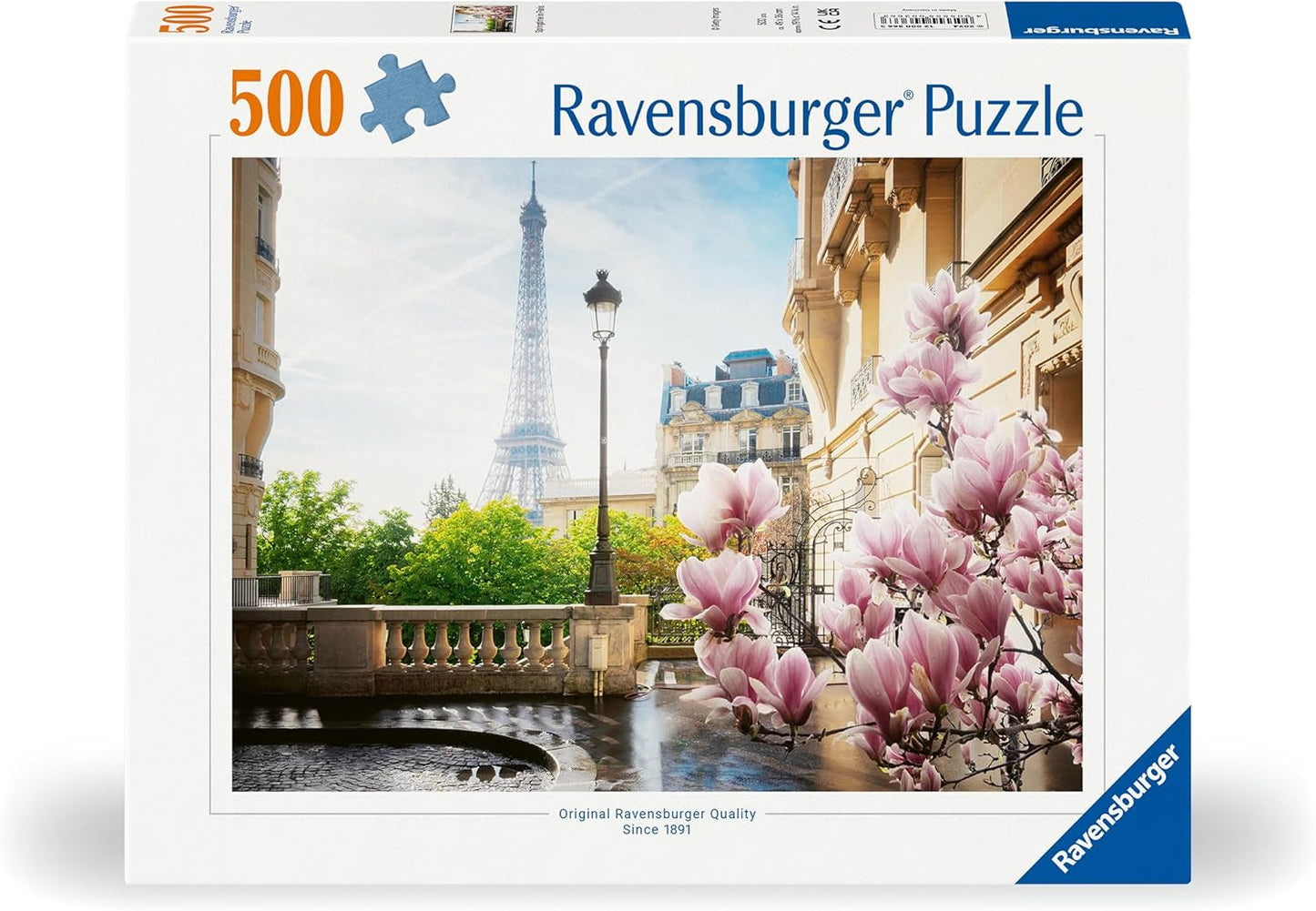 Ravensburger Puzzel 12000366 - Lente in Parijs - Legpuzzel van 500 stukjes voor volwassenen en kinderen vanaf 12 jaar Puzzel Naty Shop