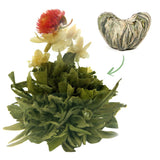 Theebloemen goudstaaf 1 stuk 6 g | Groene theebladeren | Jasmijnbloemen | Europese klimplant | Groene thee Thee met bloemen | Groene theebloemen | Ideaal voor theeliefhebbers
