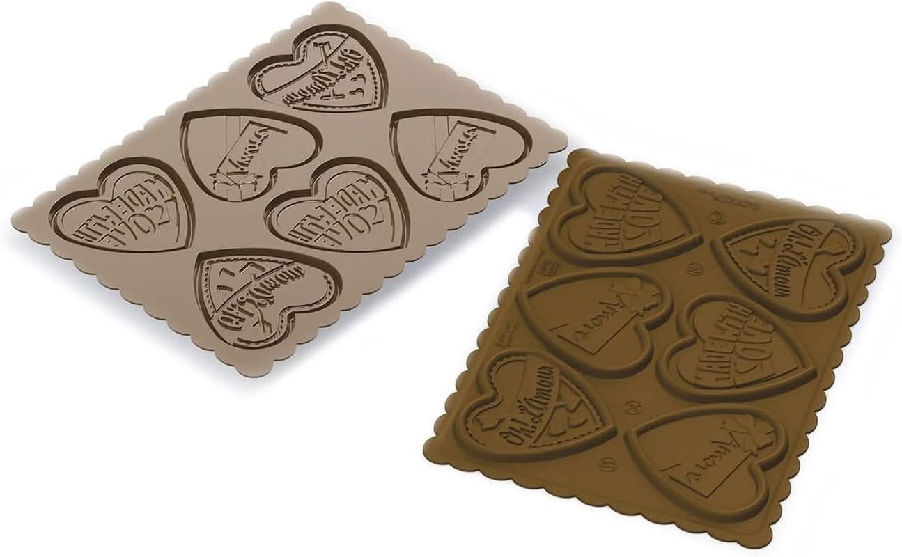 Silikomart 22.166.77.0165 CKC06, Chocoladevormenset en keukenuitsteker Naty Shop
