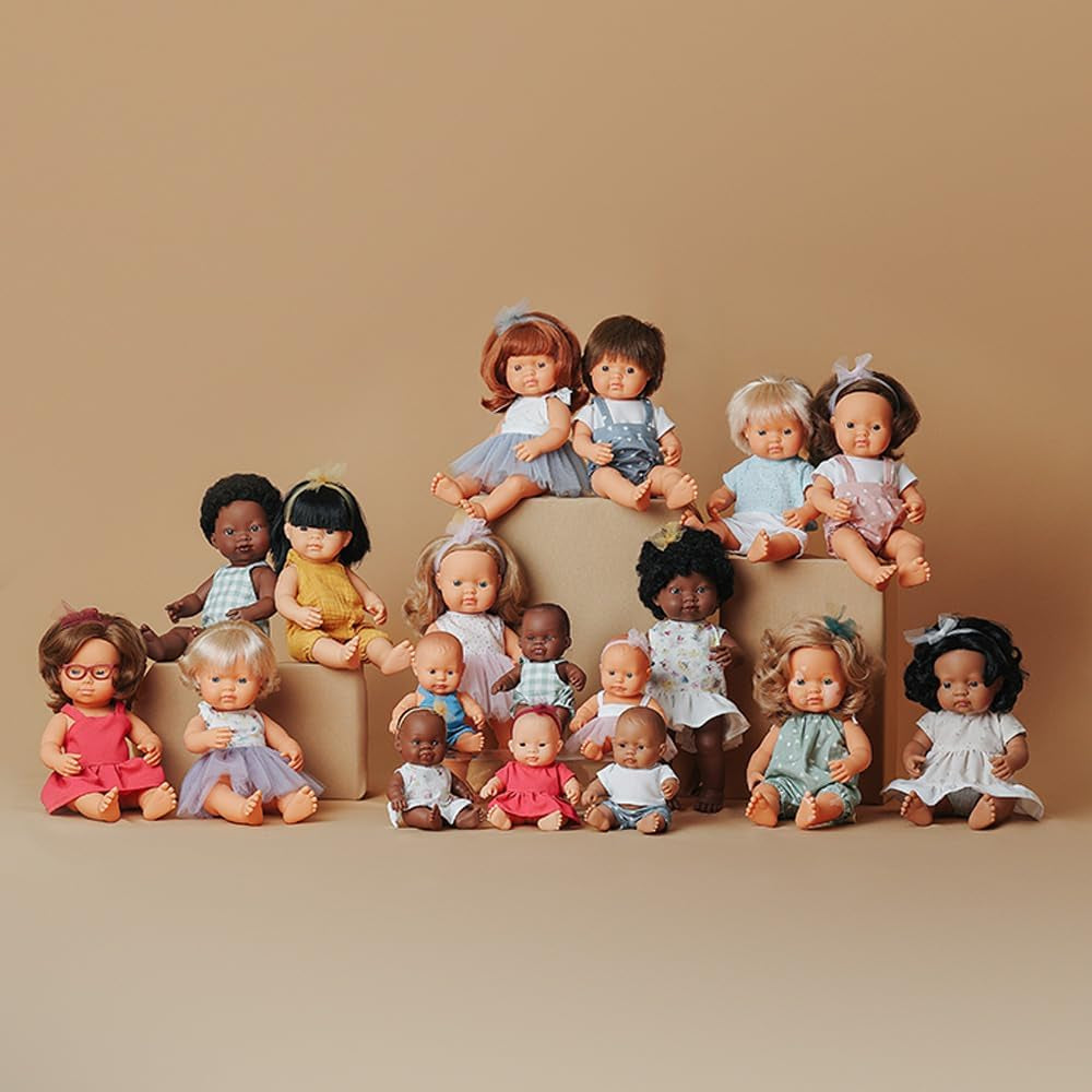Miniland pop, 38 cm, Aziatisch meisje. Gemaakt in Spanje. Anatomisch correct. Mijn vriend en ik-collectie