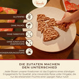 Venchi, Brutto&Buono, handgemaakte "Piemonte Forest Hazelnut" dennenboomvormige melkchocoladereep, 200 g, glutenvrij, kerstcollectie in beperkte oplage, cadeau-idee