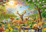 Ravensburger Legpuzzel voor kinderen - 13352 Graceful Deer Family - Legpuzzel van 200 stukjes voor kinderen vanaf 8 jaar Puzzel Naty Shop