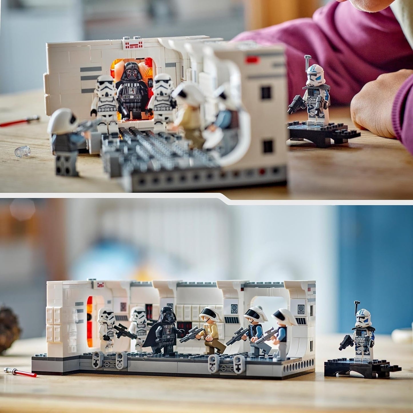 LEGO Star Wars Tantive IV Boarding, A New Hope Movie bouwspeelgoed, verzamelbare fantasiespeelset, cadeau-idee voor jongens en meisjes vanaf 8 jaar en verzamelaars 75387 Bouwsets Beuche in LEGO-Store