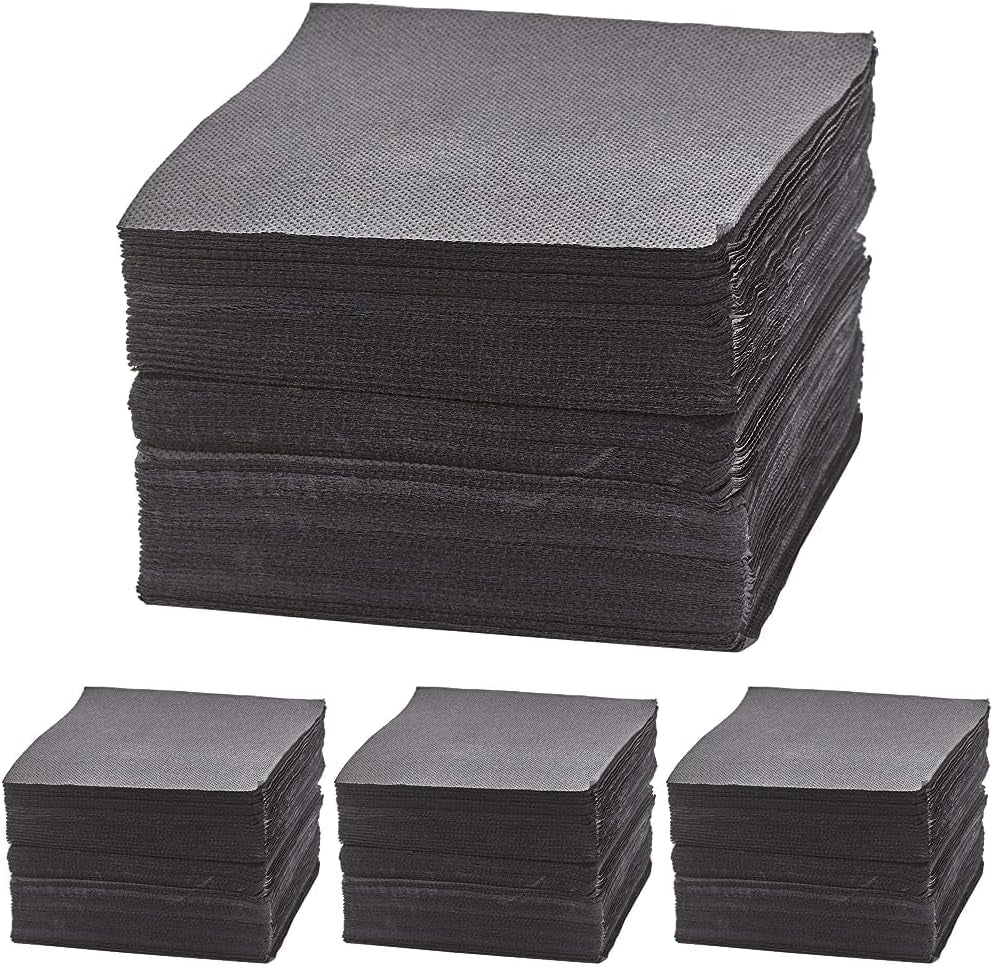 - Tex Touch papieren servetten - Roze kleur - Fsc®-gecertificeerde servetten - Recyclebaar en biologisch afbreekbaar - Pak van 50 roze servetten maat 24 X 24 Cm