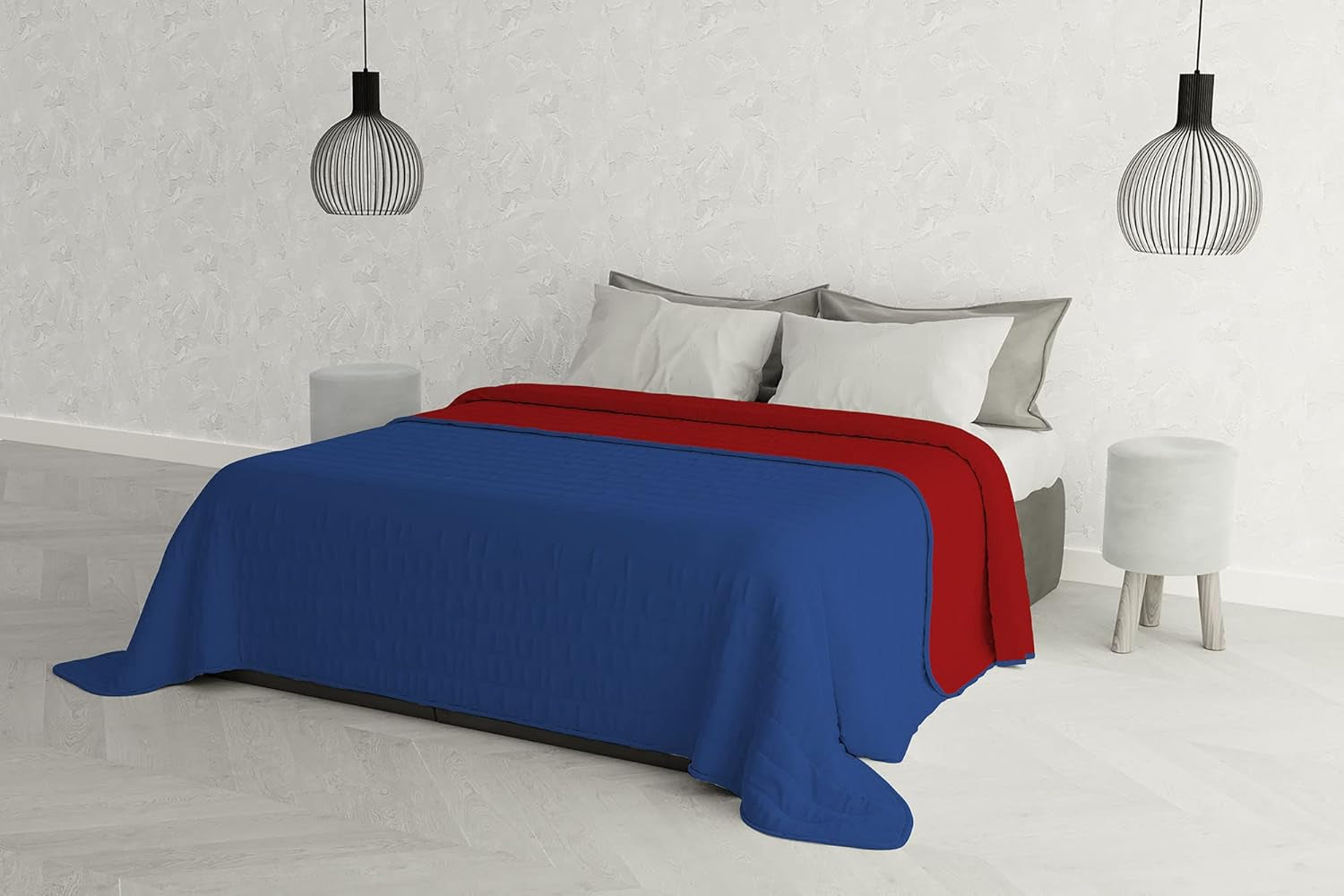 Italiaans beddengoed Estivo eenpersoonsbed, linnen, Aqua, 170 X 270 Cm Dekbedden en dekbedden Naty Shop Rosso/Blu Cc1:C43 260 X 270 Cm