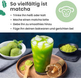 Purechimp Ceremoniële Matcha Poeder 50g. 100% puur schaduwtheepoeder voor lattes, infusies en recepten. Recyclebare pot. Rijk aan antioxidanten.