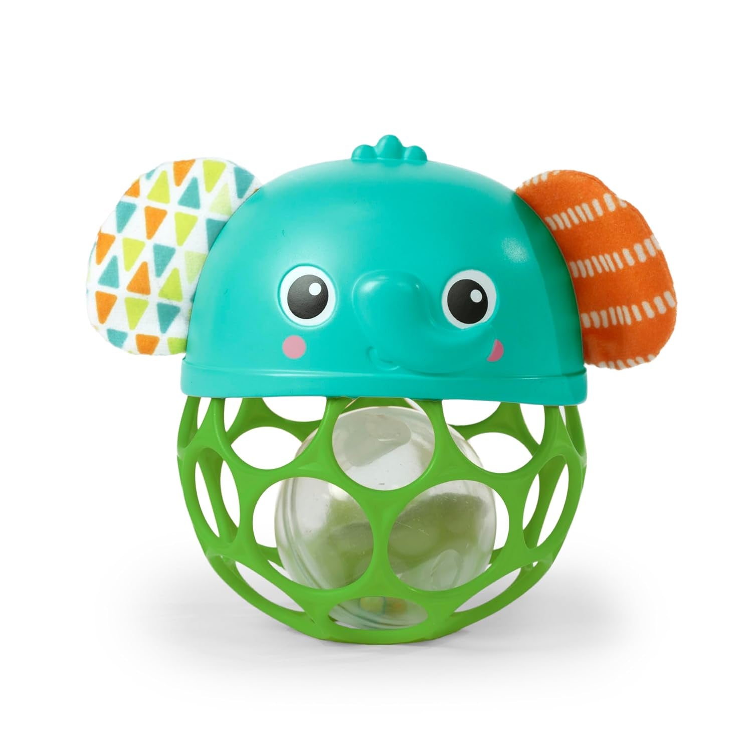 Bright Starts Giggle & Glow Bell Glow in the Dark Olifant Speelgoed Oball Gemakkelijk te vangen Newborn+ Unisex Babyspeelgoed Naty Shop Standaardtitel