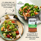 Herbaria Wilde Hilde bio 100g M-Dose-fertige Bio-Gewürzmischung - Saladegewürz für ausgefeilte Salade - mit erlesenen Ingrediënt - in nachhaltiger Aromaschutz-Dose