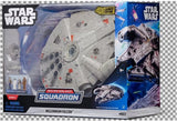 Star Wars Micro Galaxy Squadron SWJ0332 - Millennium Falcon 22,5 cm officieel voertuig met licht, geluid en actiefiguren Naty Shop