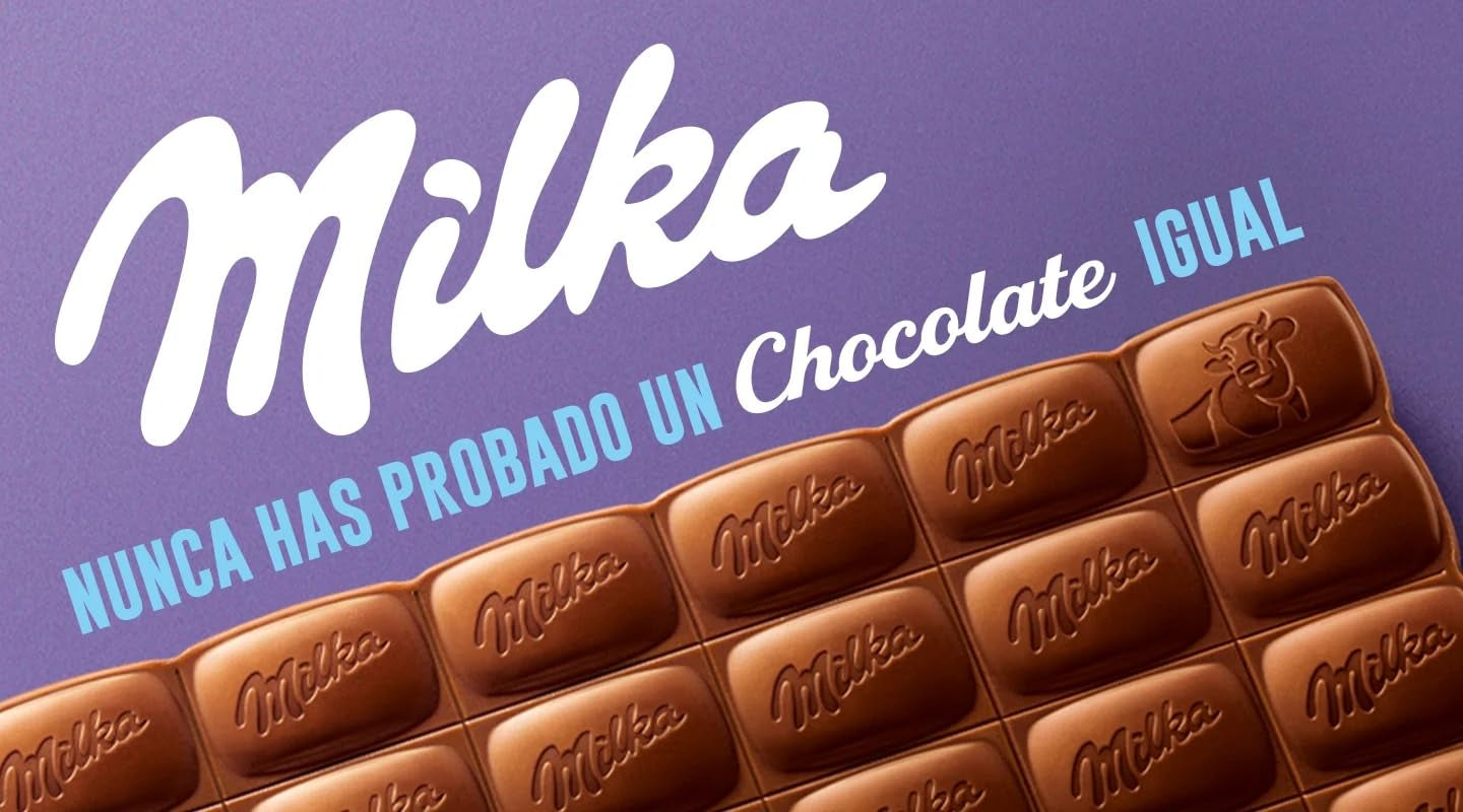 Milka Triolade 1 x 280g | Grote drielaagse chocoladereep | Alpenmelkchocolade, witte en pure chocolade | Milka chocolade van 100% alpenmelk | Chocoladerepen (pak van 5)