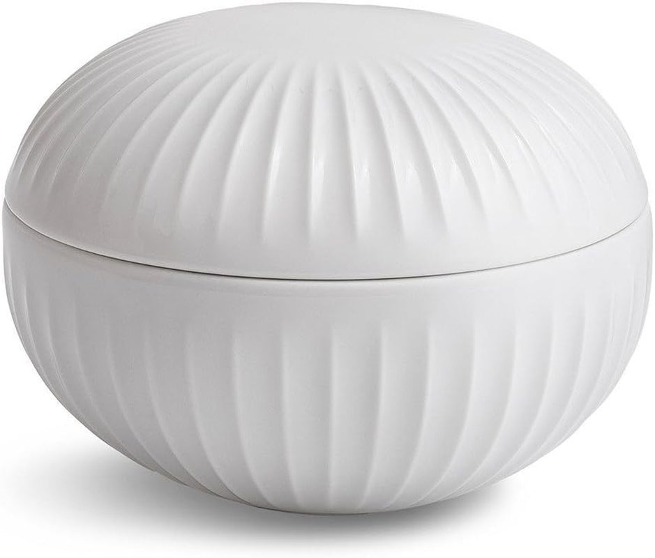 Kähler Bonbonniere Ø12 cm Hammershøi Decoratie Deens design, wit Bewaardozen voor levensmiddelen Naty Shop Standaard titel