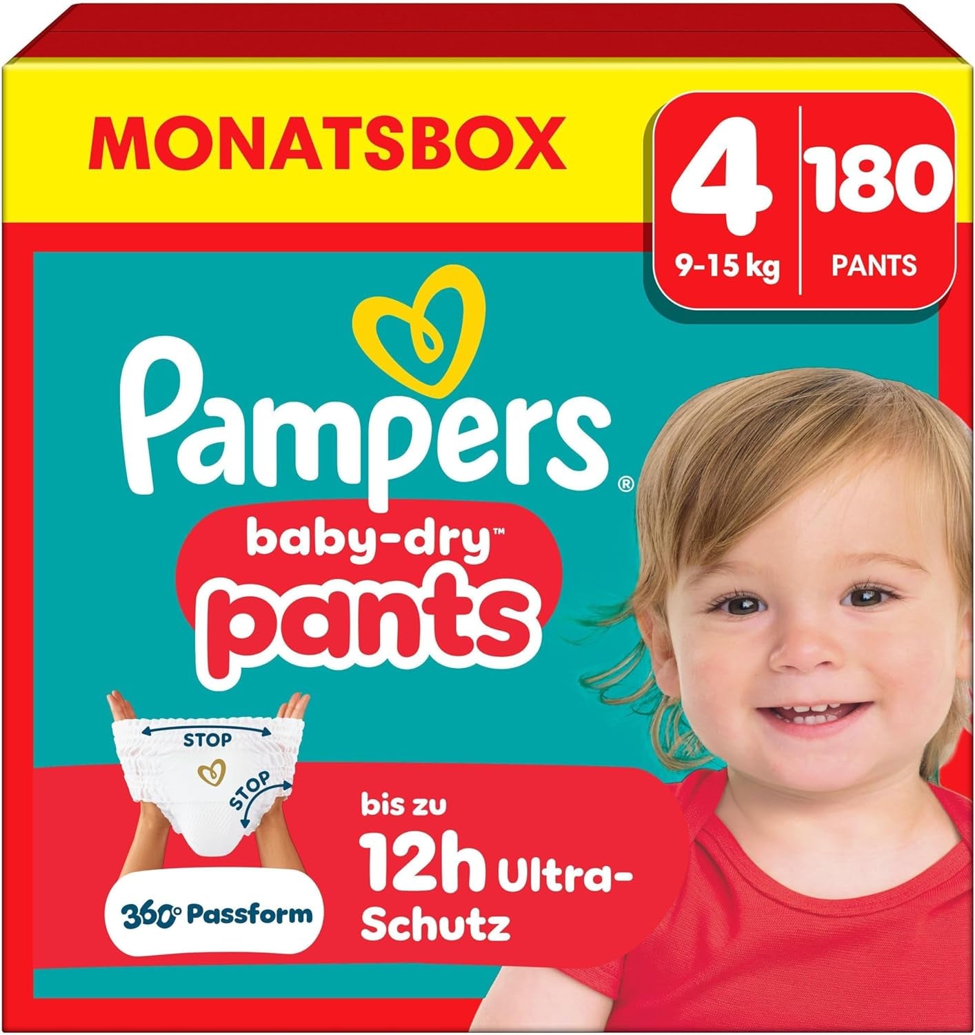 Pampers Baby-Dry Pants Größe 5, 160 Stück, 11kg-17kg, 360° auslaufsichere Geschikt voor dag en nacht