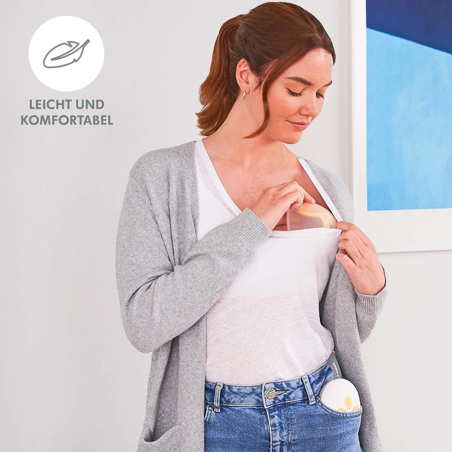 Medela Solo handsfree borstkolf | Compacte en intuïtieve elektrische borstkolf voor eenzijdig afkolven Voedings- en borstvoedingsaccessoires Bebe Naty Shop