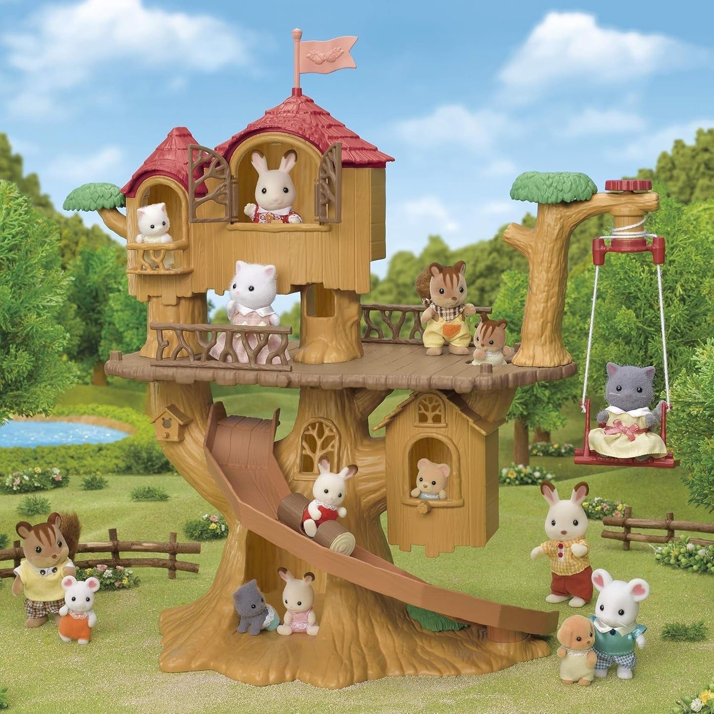 Sylvanian Families 5494 Adventure Tree House - Poppenhuisspeelset Poppenhuizen Naty Shop