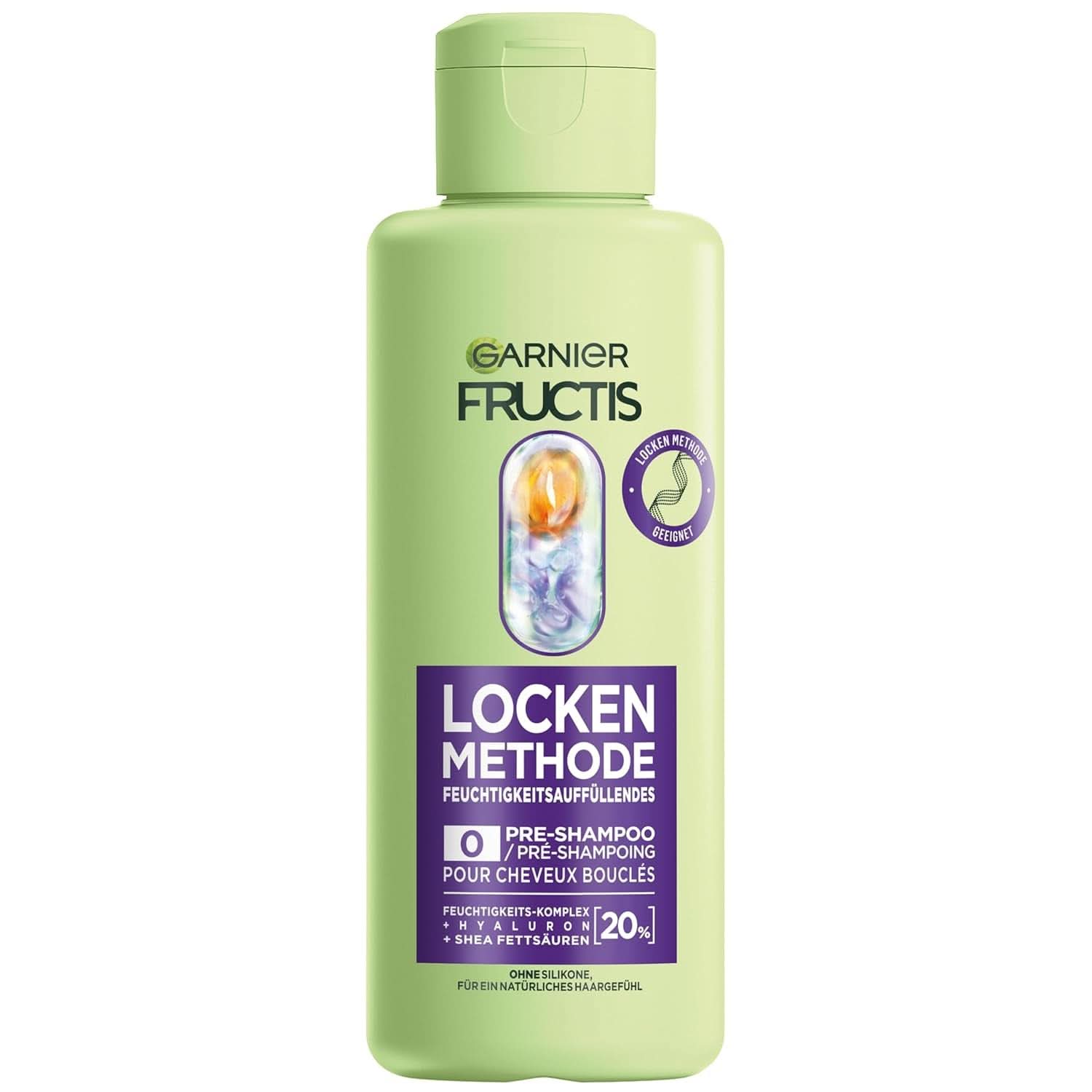 Garnier vochtinbrengende pre-shampoo voor alle soorten krullen, 200 ml Douche en bad Naty Shop