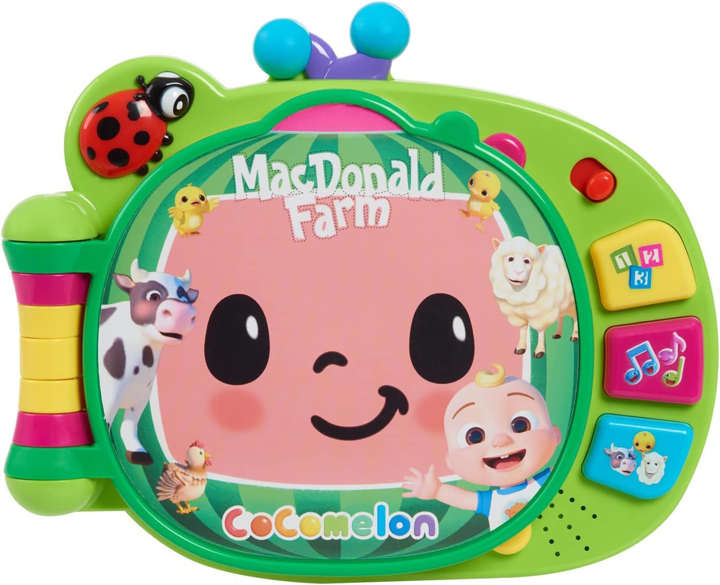 CoComelon, J.J leerboek, leerfuncties en elektronica, speelgoed voor kinderen vanaf 18 maanden, CCM10 (Franse versie) Bebe Toys Naty Shop