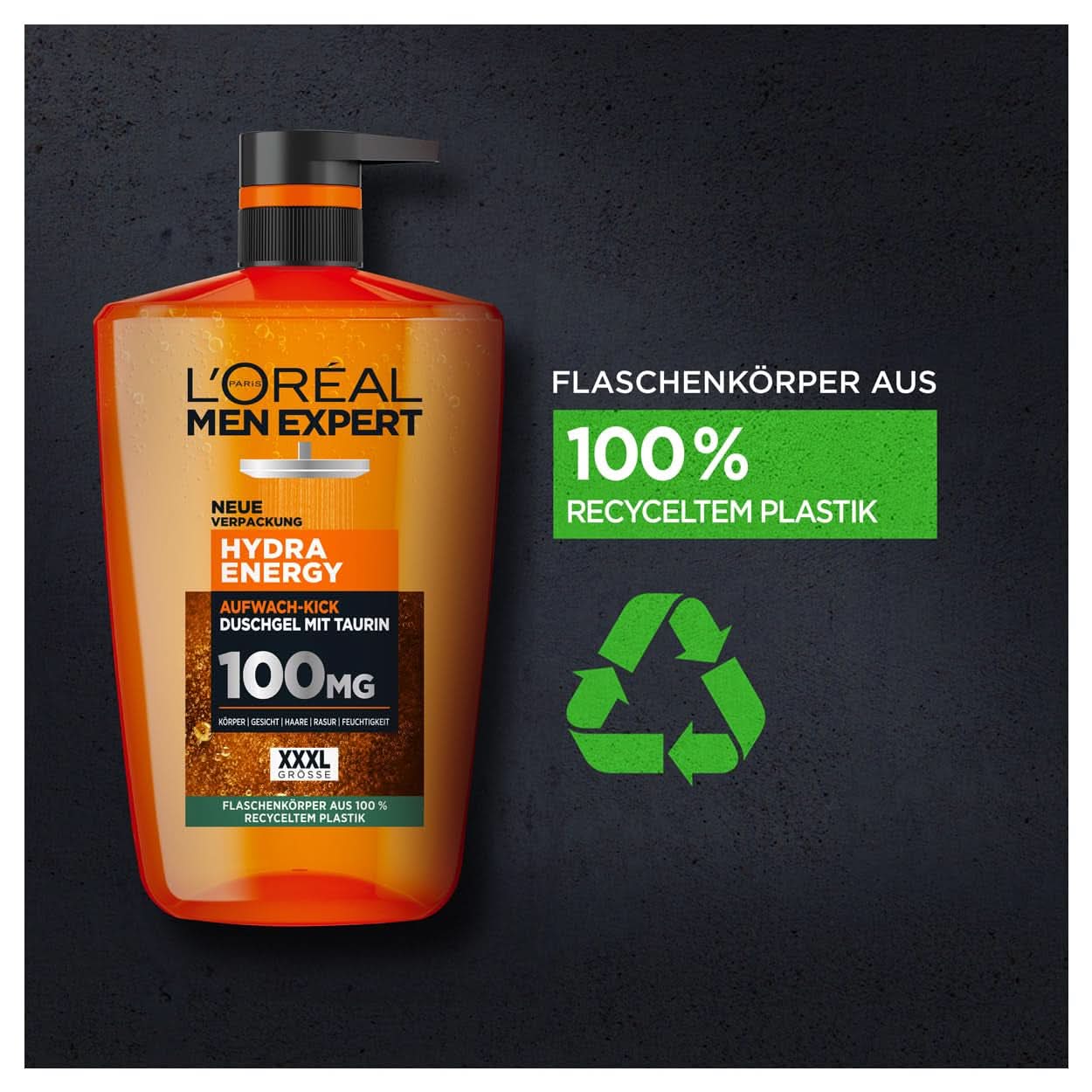 L'Oréal Men Expert XXXL Douchegel en shampoo voor mannen, 1 liter Naty Shop