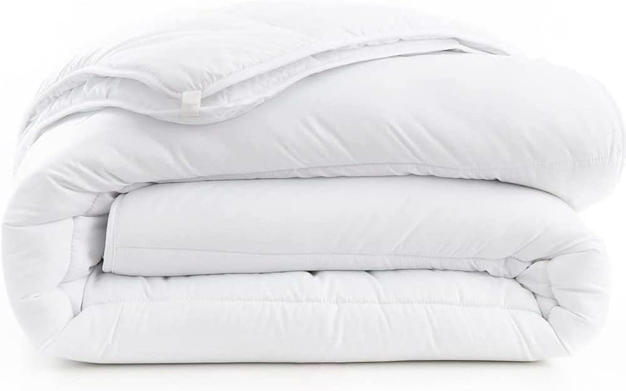 Abeil 4-seizoenen dekbed, wit, polyester, wit, 240 X 260 Cm Dekbedden en dekbedden Naty Shop 240 X 260 Cm