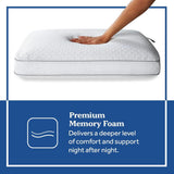 Sealy Essentials Memory Foam Kussen Standaard Wit 2-delig Naty Shop Standaard Kussens