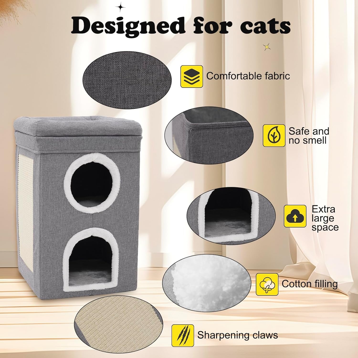 Dekens en meubels, Huisdieren, Grotten & Huizen, Katten, Kattenbedden, Katten - bedden, matrassen