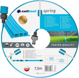 Cellfast SPRING irrigatieslang, driekanaals irrigatieslang met volledige aansluitingen, gemaakt van hoogwaardige draad, UV-bestendig, 15m, 1/2 inch, 19-022, veelkleurig, 38x38x8cm