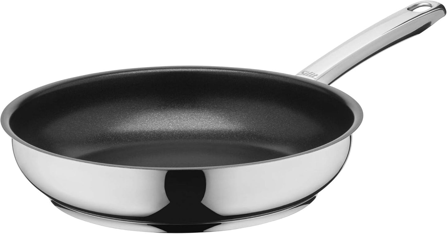 Inductiepan Silit Calabria, roestvrijstalen handgreep, ovenvaste potten en pannen Naty Shop Pan 24 Cm