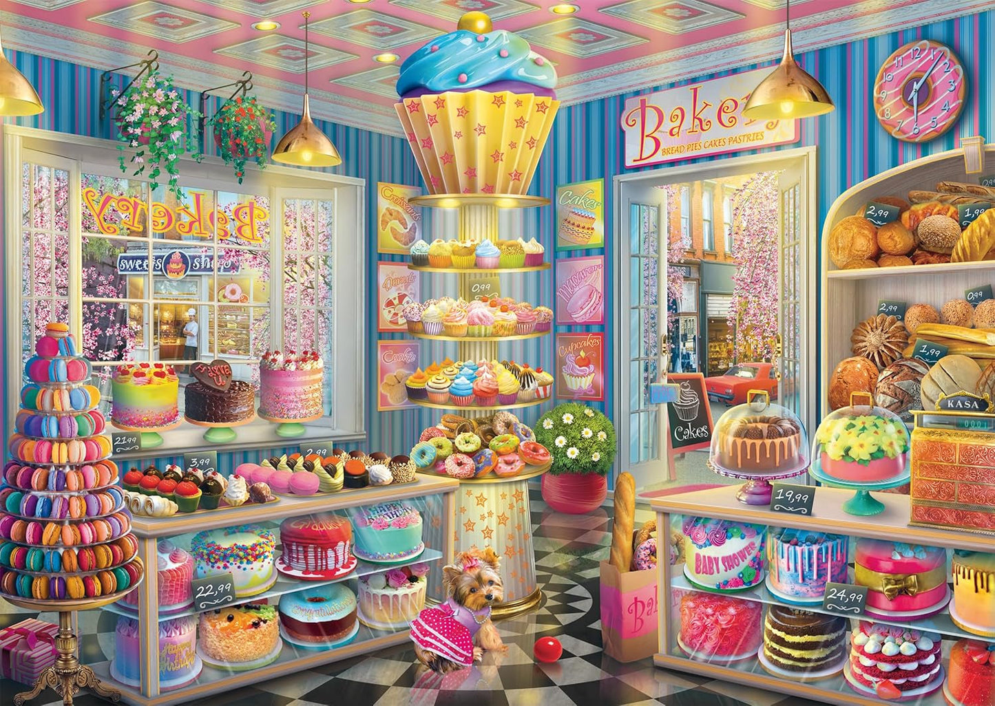 Schmidt Spiele 59785 Kleurrijke bakkerij, puzzel 1000 stukjes Puzzel Naty Shop