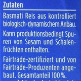 Davert biologische Basmatirijst in kookzakjes, 2 zakjes, 250g