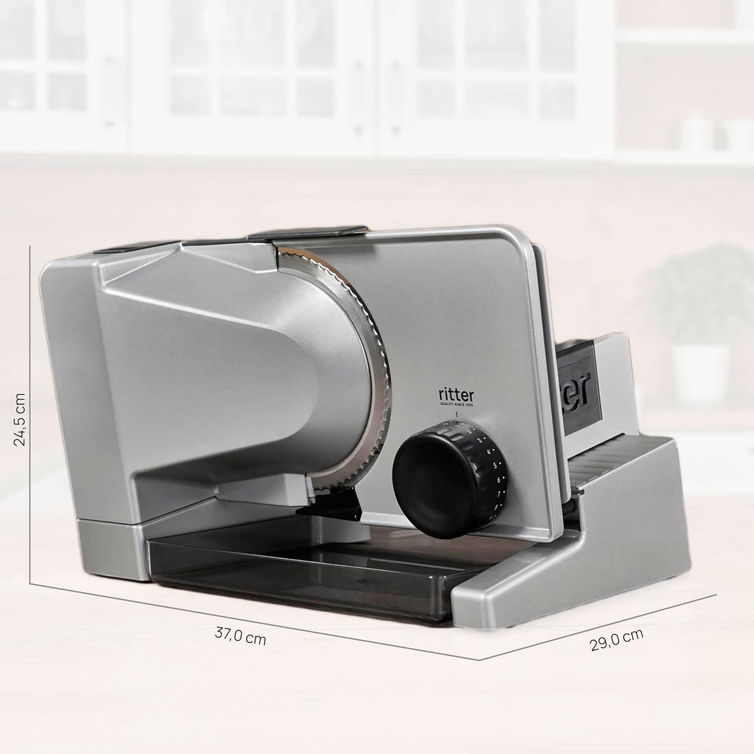 Ritter Serano 5 Multifunctionele elektrische snijmachine, gemaakt in Duitsland Rasnite en Slicers Naty Shop