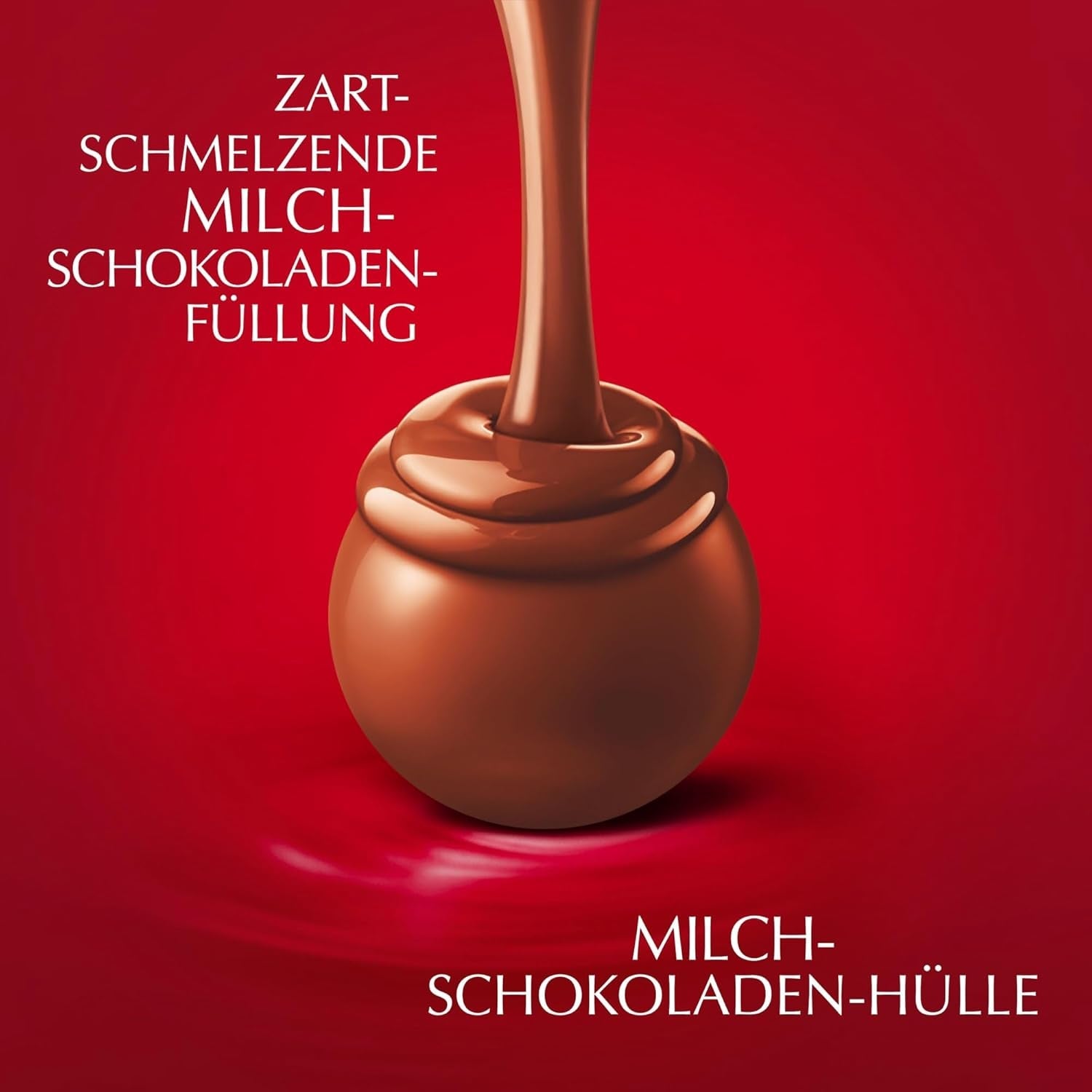Lindt-chocolade | Melkchocolade hoorntje LINDOR | 500g | 38 Melkchocoladebolletjes met smelt-in-de-mond-vulling | Chocolade cadeau