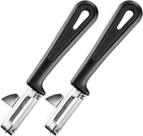 Westmark 29092270 Sparschäler Gallant, Pp/Tpe/Edelstahl, Schwarz / Rood, 16,5 X 3,7 X 2 Cm Dunschiller Naty Shop Zachte set 2 stuks