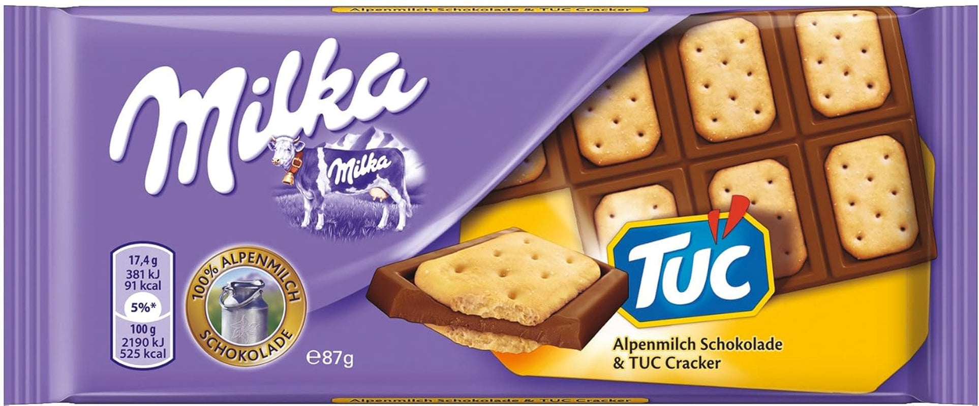 Milka Koeienvlekken – Alpenmelkchocolade met witte chocolade in koevlekkenmotief – 24 x 90 g