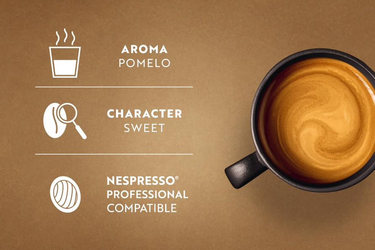 Café Royal Professional Pads, Bio Lungo, 50 Nespresso (R) Professioneel compatibele Pads voor Office en Gastronomie, Bio en Fairtrade gecertificeerd, 100 Prozent Arabica, Intensiteit 5
