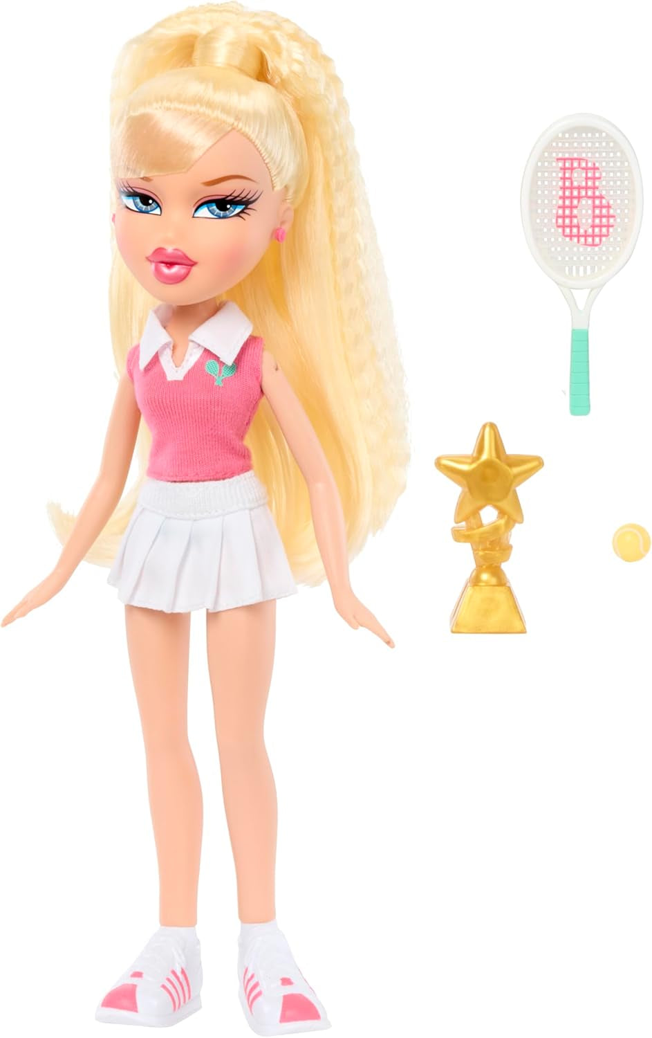 Bratz Play Sportz Cloe (Tennis) – modepop met accessoires