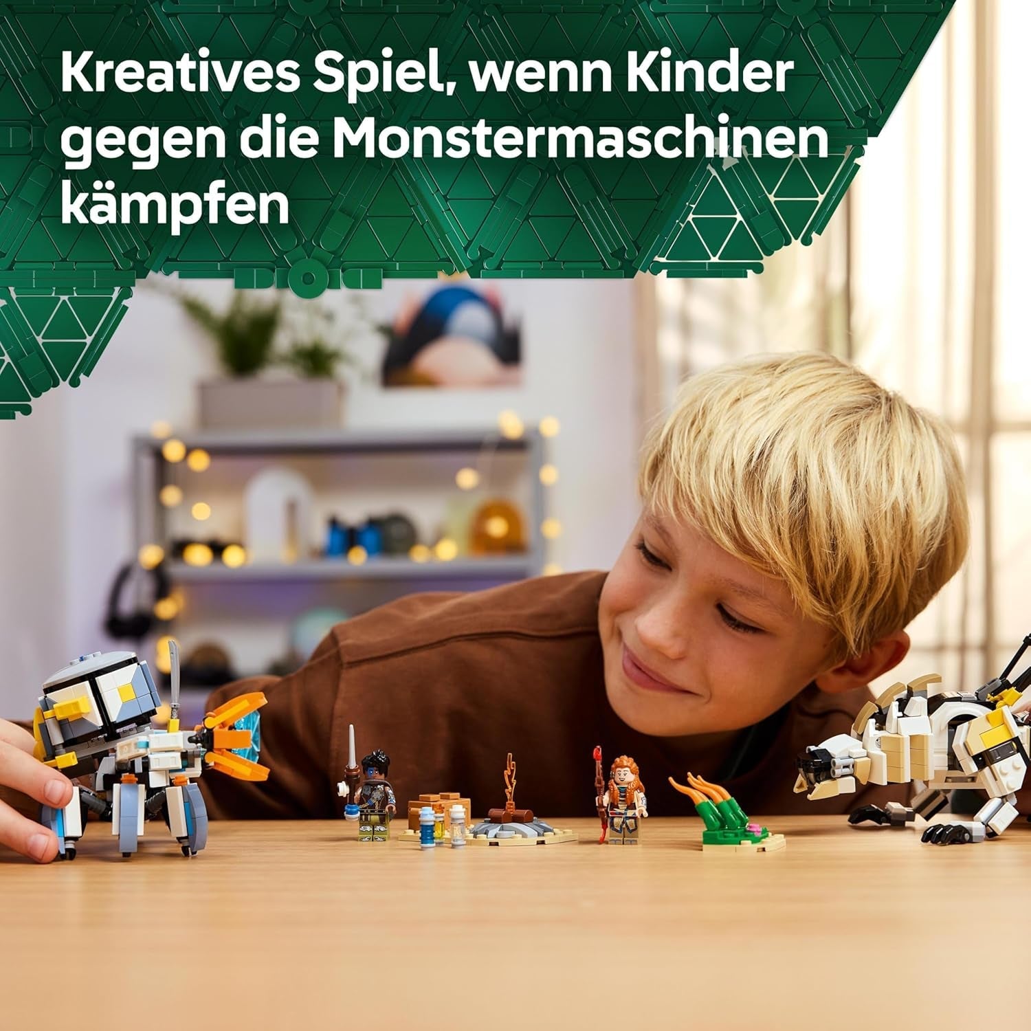 LEGO Horizon-avonturen Aloy en Varl Vs. Gepantserde Walker en Sawtooth, speelgoedmonsterauto en minifiguren, verzamelset voor videogamefans, jongens en meisjes ouder dan 9 jaar 77037 Bouwsets Besuche in LEGO-Store