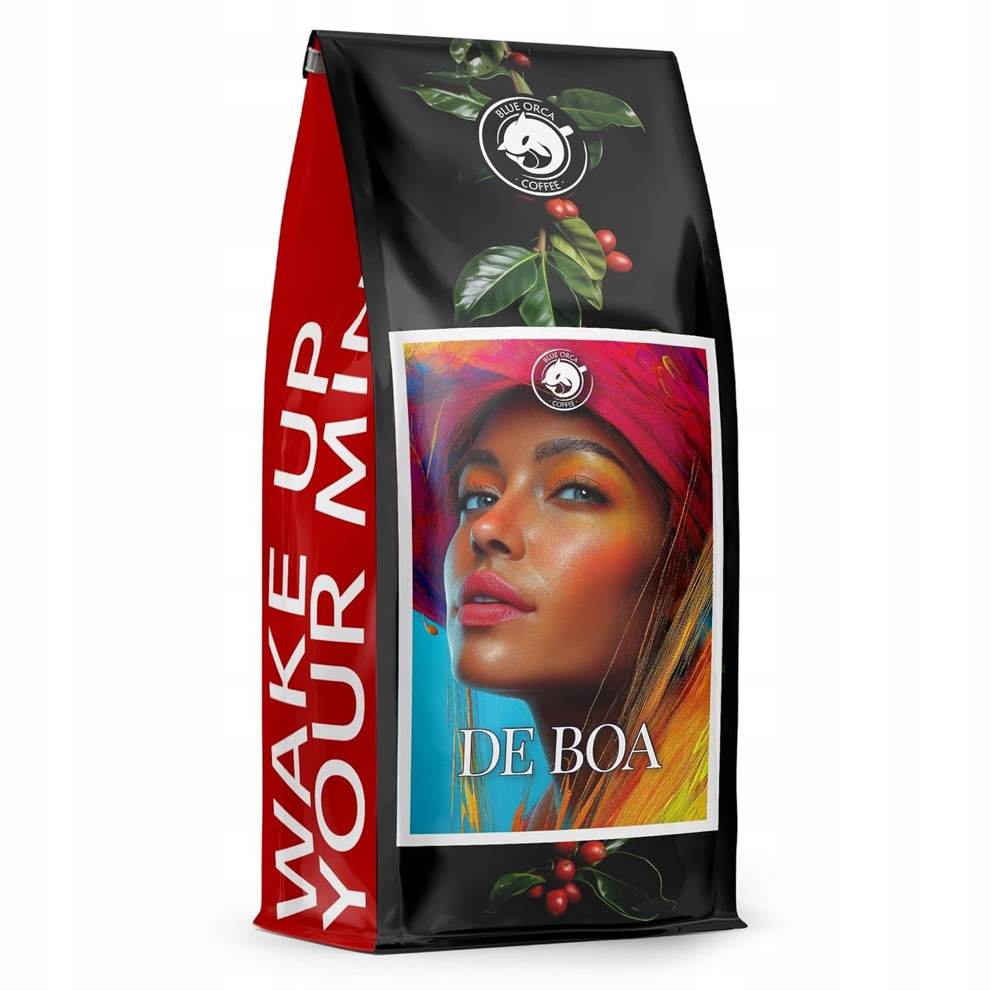 Gemalen koffie DE BOA 1KG | 100% Arabica | met hints van chocolade en noten | medium gebrande koffiebonen, lage zuurgraad | ideaal voor espressomachines | Blue Orca koffiebranderij