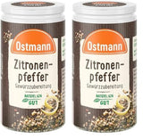 Ostmann Gewürze - Zitronenpfeffer Gewürzzubereitung | Voor saladedressings, sauzen en visgerechten 40 g in Der Streudose