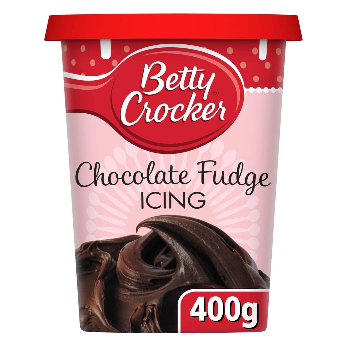 Betty Crocker, Cakeglazuur met chocolade en karamel, 400 gram Glazes en Decor Naty Shop