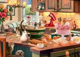 Schmidt Spiele 59919 Geheime puzzel, Aan de keukentafel, 1.000 stukjes, Kleurrijk, Grote puzzel Naty Shop