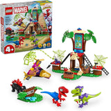 LEGO Marvel Showdown in de Boomhut: Spidey-Rex Vs. Gobby-Raptor, bouw- en speelset voor dinosaurussen, speelgoeddinosauruscadeau voor jongens en meisjes vanaf 4 jaar, Spidey en zijn supervrienden 11200 bouwsets Bekijk de standaardtitel van de LEGO Store